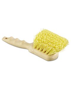 BWK4308 UTILITY BRUSH, POLYPROPYLENE FILL, 8 1/2" LONG, TAN HANDLE