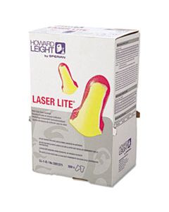 HOWLL1D LL-1 D LASER LITE SINGLE-USE EARPLUGS, CORDLESS, 32NRR, MA/YW, LS500, 500 PAIRS