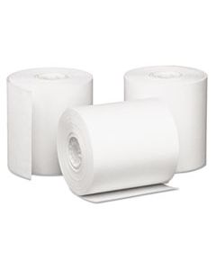 PMC09228 IMPACT BOND PAPER ROLLS, 3" X 85 FT, WHITE, 50/CARTON