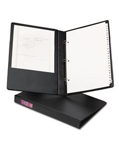 AVE06400 LEGAL DURABLE NON-VIEW BINDER WITH ROUND RINGS, 3 RINGS, 1" CAPACITY, 14 X 8.5, BLACK