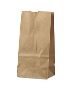 BAGGK2500 GROCERY PAPER BAGS, 30 LBS CAPACITY, #2, 4.31"W X 2.44"D X 7.88"H, KRAFT, 500 BAGS