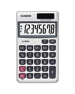 CSOSL300SV SL-300SV HANDHELD CALCULATOR, 8-DIGIT LCD