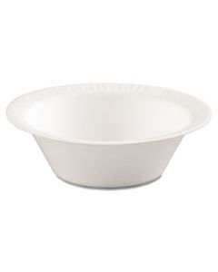 DCC5BWWC NON-LAMINATED FOAM DINNERWARE, BOWL, 6OZ, WHITE, 125/PACK, 8 PACKS/CARTON