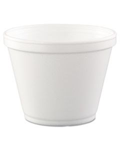 DCC12SJ20 FOOD CONTAINERS, FOAM,12OZ, WHITE, 25/BAG, 20 BAGS/CARTON