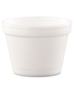 DCC4J6 BOWL CONTAINERS, FOAM, 4OZ, WHITE, 1000/CARTON