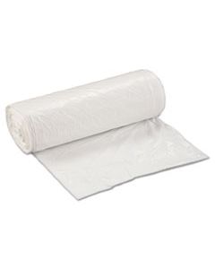 IBSSL3036XHW LOW-DENSITY COMMERCIAL CAN LINERS, 30 GAL, 0.8 MIL, 30" X 36", WHITE, 200/CARTON