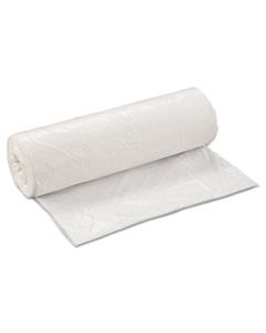 IBSSL4046XHW2 LOW-DENSITY COMMERCIAL CAN LINERS, 45 GAL, 0.7 MIL, 40" X 46", WHITE, 100/CARTON