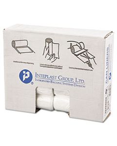 IBSS242406N HIGH-DENSITY COMMERCIAL CAN LINERS, 10 GAL, 6 MICRONS, 24" X 24", NATURAL, 1,000/CARTON