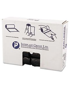 IBSS243306K HIGH-DENSITY COMMERCIAL CAN LINERS, 16 GAL, 6 MICRONS, 24" X 33", BLACK, 1,000/CARTON