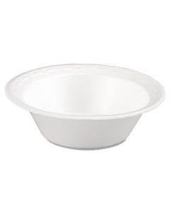 GNP82100 FOAM DINNERWARE, BOWL, 12OZ, WHITE, 125/PACK, 8 PACKS/CARTON