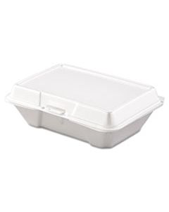 DCC205HT1 CARRYOUT FOOD CONTAINER, FOAM, 1-COMP, 9 3/10 X 6 2/5 X 2 9/10, 200/CARTON
