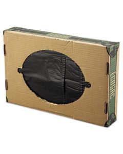 ESXECO60SXH LOW DENSITY ECONOMY ECOSAC, 60 GAL, 1.16 MIL, 38" X 60", BLACK, 50/CARTON