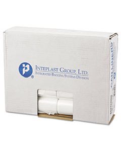 IBSEC242406N HIGH-DENSITY COMMERCIAL CAN LINERS, 10 GAL, 6 MICRONS, 24" X 24", NATURAL, 1,000/CARTON