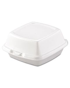 DCC60HT1 CARRYOUT FOOD CONTAINERS, FOAM, 1-COMP, 5 7/8 X 6 X 3, WHITE, 500/CARTON