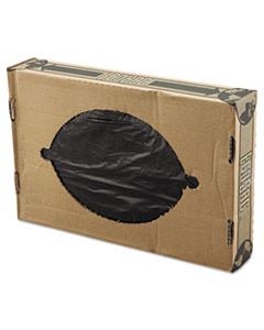 ESXECO60H LOW DENSITY ECONOMY ECOSAC, 60 GAL, 0.82 MIL, 38" X 60", BLACK, 100/CARTON