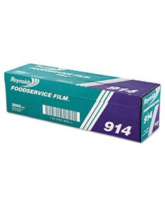 RFP914 PVC FILM ROLL WITH CUTTER BOX, 18" X 2000 FT, CLEAR
