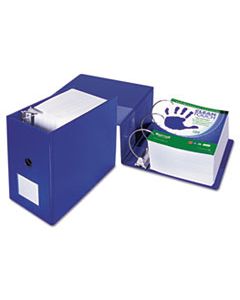 SAM16322 CLEAN TOUCH LOCKING D-RING REFERENCE BINDER PROTECTED W/ANTIMICROBIAL ADDITIVE, 3 RINGS, 6" CAPACITY, 11 X 8.5, BLUE