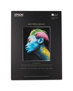 EPSS042330 HOT PRESS BRIGHT FINE ART PAPER, 17 MIL, 13 X 19, SMOOTH MATTE WHITE, 25/PACK