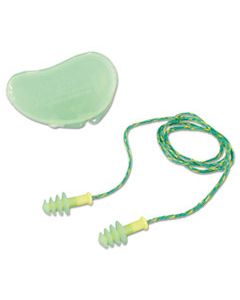 HOWFUS30SHP FUS30S-HP FUSION MULTIPLE-USE EARPLUGS, SMALL, 27NRR, CORDED, GN/WE, 100 PAIRS