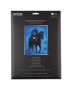 EPSS045234 SIGNATURE WORTHY PAPER SAMPLE PACK, 8.5 X 11, ASSORTED WHITE, 14/PACK