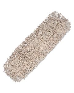 BWK1024 MOP HEAD, DUST, COTTON, 24 X 3, WHITE