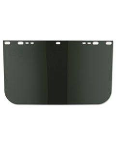 ANR3442UDG FACE SHIELD VISOR, 15 1/2" X 9", DARK GREEN, UNBOUND, PLASTIC