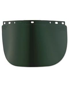 FBR4178DGN HIGH PERFORMANCE FACE SHIELD WINDOW, WIDE VISION, PROPIONATE, DARK GREEN