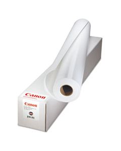 MATTE COATED PAPER ROLL, 2" CORE, 5 MIL, 24" X 100 FT, MATTE WHITE