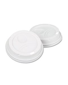 DXE9542500DXPK DOME DRINK-THRU LIDS, FITS 10 OZ TO 16 OZ PERFECTOUCH; 12 OZ TO 20 OZ WISESIZE CUP, WHITE, 50/PACK