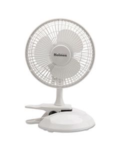 HLSHCF0611AWM 6" CONVERTIBLE CLIP/DESK FAN, 2 SPEED, WHITE