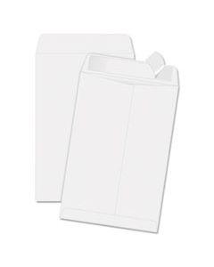 QUA44334 REDI-STRIP CATALOG ENVELOPE, #1 3/4, CHEESE BLADE FLAP, REDI-STRIP CLOSURE, 6.5 X 9.5, WHITE, 100/BOX