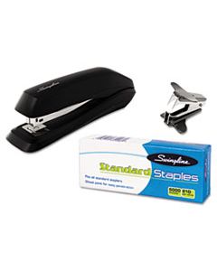 SWI54551 STANDARD STAPLER VALUE PACK, 15-SHEET CAPACITY, BLACK