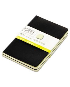 TOP56877 IDEA COLLECTIVE JOURNAL, WIDE/LEGAL RULE, BLACK COVER, 5.5 X 3.5, 40 SHEETS, 2/PACK