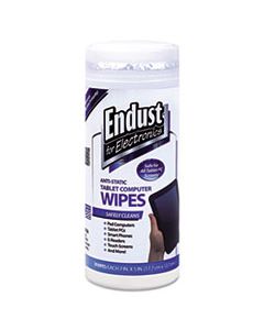 END12596 TABLET AND LAPTOP CLEANING WIPES, UNSCENTED, 70/TUB