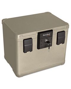 FIRSS106 FIRE AND WATERPROOF CHEST, 0.6 CU FT, 16W X 12.5D X 13H, TAUPE