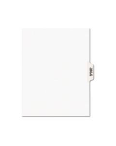 AVE11910 PREPRINTED LEGAL EXHIBIT SIDE TAB INDEX DIVIDERS, AVERY STYLE, 25-TAB, TABLE OF CONTENTS, 11 X 8.5, WHITE, 25/PACK
