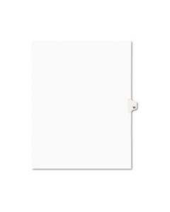 AVE11923 PREPRINTED LEGAL EXHIBIT SIDE TAB INDEX DIVIDERS, AVERY STYLE, 10-TAB, 13, 11 X 8.5, WHITE, 25/PACK