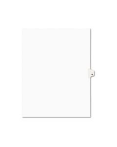 AVE11923 PREPRINTED LEGAL EXHIBIT SIDE TAB INDEX DIVIDERS, AVERY STYLE, 10-TAB, 13, 11 X 8.5, WHITE, 25/PACK