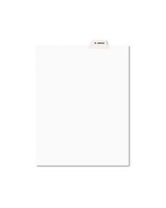 AVE11941 AVERY-STYLE PREPRINTED LEGAL BOTTOM TAB DIVIDER, EXHIBIT B, LETTER, WHITE, 25/PK