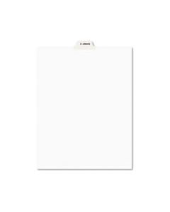 AVE11942 AVERY-STYLE PREPRINTED LEGAL BOTTOM TAB DIVIDER, EXHIBIT C, LETTER, WHITE, 25/PK