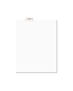 AVE11943 AVERY-STYLE PREPRINTED LEGAL BOTTOM TAB DIVIDER, EXHIBIT D, LETTER, WHITE, 25/PK