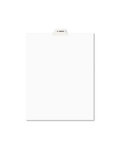 AVE11947 AVERY-STYLE PREPRINTED LEGAL BOTTOM TAB DIVIDER, EXHIBIT H, LETTER, WHITE, 25/PK