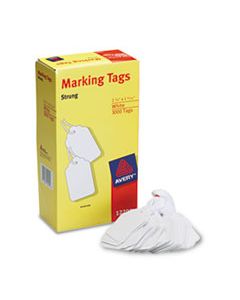 AVE12201 MEDIUM-WEIGHT WHITE MARKING TAGS, 2 3/4 X 1 11/16, 1,000/BOX