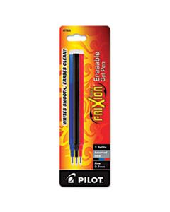 PIL77335 REFILL FOR PILOT FRIXION, FRIXION BALL, FRIXION CLICKER AND FRIXION LX GEL PENS, FINE POINT, ASSORTED INK COLORS, 3/PACK