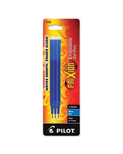 PIL77331 REFILL FOR PILOT FRIXION ERASABLE, FRIXION BALL, FRIXION CLICKER AND FRIXION LX GEL INK PENS, FINE POINT, BLUE INK, 3/PACK