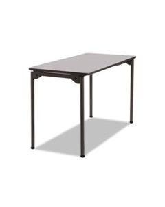 ICE65807 MAXX LEGROOM RECTANGULAR FOLDING TABLE, 48W X 24D X 29-1/2H, GRAY/CHARCOAL