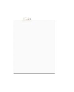 AVE12392 AVERY-STYLE PREPRINTED LEGAL BOTTOM TAB DIVIDERS, EXHIBIT S, LETTER, 25/PACK