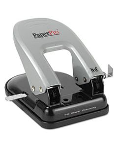 ACI2340 EZ SQUEEZE TWO-HOLE PUNCH, 40-SHEET CAPACITY, BLACK/SILVER
