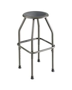 SAF6666 DIESEL INDUSTRIAL STOOL WITH STATIONARY SEAT, 30" SEAT HEIGHT, SUPPORTS UP TO 250 LBS., PEWTER SEAT/PEWTER BACK, PEWTER BASE