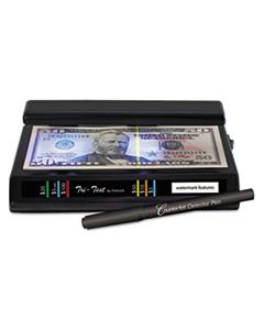 DRI351TRI TRI TEST COUNTERFEIT BILL DETECTOR, UV WITH PEN, 7 X 4 X 2 1/2